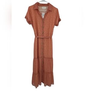 Bohme Rust Maxi Dress